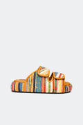 Colorful platform slides