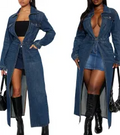 Long-sleeve denim jacket