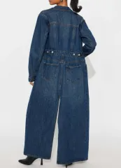 Long-sleeve denim jacket